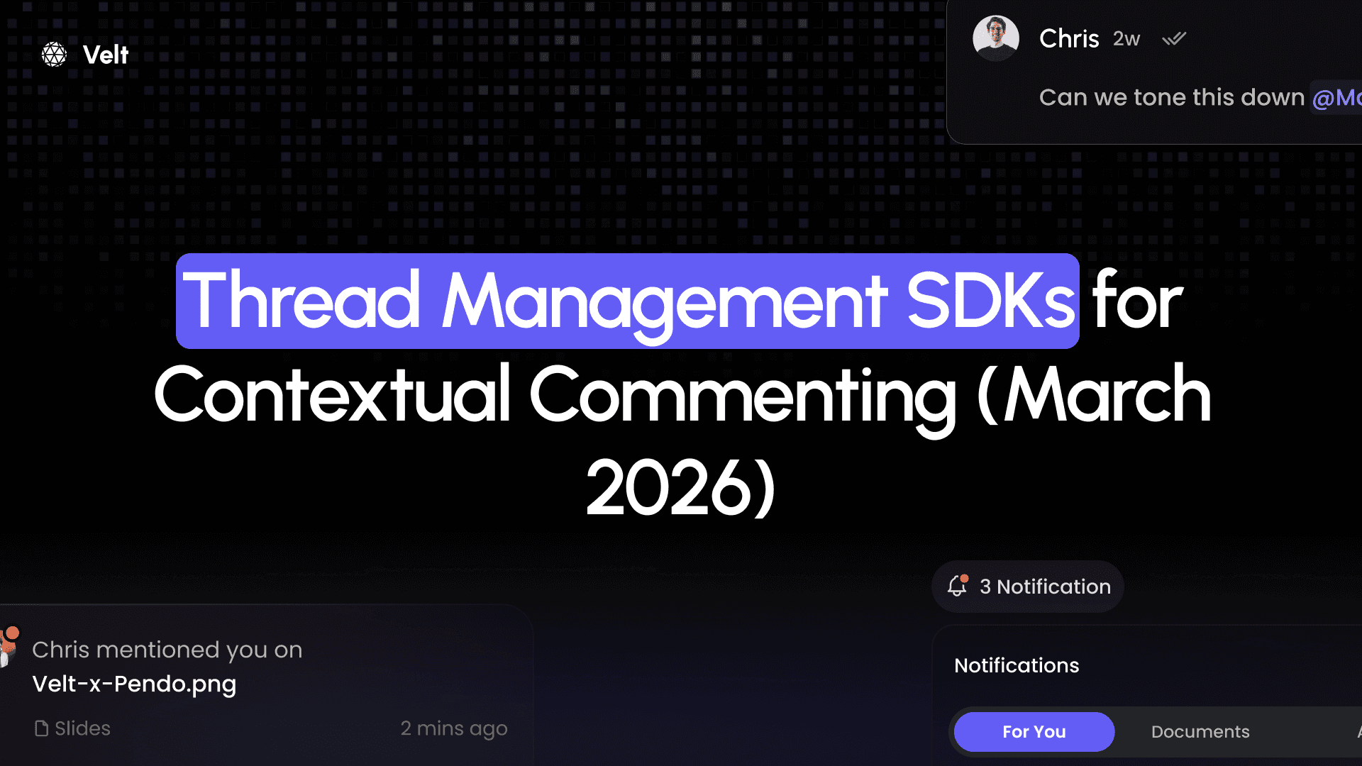 Thread Management SDKs for Contextual Commenting - Dec 2025