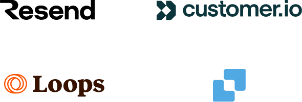 Resend, Customer.io, Loops, Sendgrid